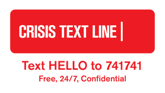crisis text hotline, mental health usa